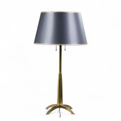 Gerald Thurston Gerald Thurston for Stiffel Mid Century Brass Rocket Table Lamp Pair - 4347166