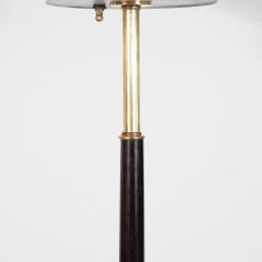 Gerald Thurston Mid Century Modern Floor Lamp in Brass Ebonized Walnut by Gerald Thurston - 1700649