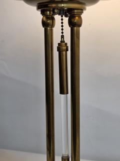 Gerald Thurston Pair Vintage Gerald Thurston for Lightolier Brass Lucite Lamps Circa 1950s - 4660235