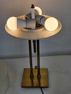 Gerald Thurston Pair Vintage Gerald Thurston for Lightolier Brass Lucite Lamps Circa 1950s - 4660239