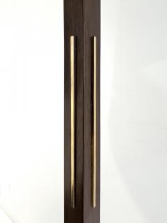 Gerald Thurston RARE WALNUT AND BRASS INLAY FLOOR LAMP - 4701557