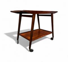 Geraldo de Barros Bar Cart in Hardwood Formica Geraldo de Barros for Unilabor 1960s - 4416954