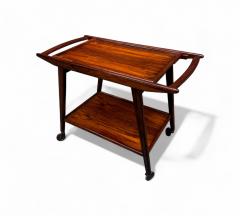 Geraldo de Barros Bar Cart in Hardwood Formica Geraldo de Barros for Unilabor 1960s - 4416955
