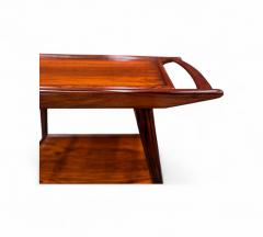 Geraldo de Barros Bar Cart in Hardwood Formica Geraldo de Barros for Unilabor 1960s - 4416961