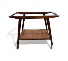 Geraldo de Barros Bar Cart in Hardwood Formica Geraldo de Barros for Unilabor 1960s Lot 499 - 4338151