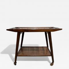 Geraldo de Barros Bar Cart in Hardwood Formica Geraldo de Barros for Unilabor 1960s Lot 499 - 4338210