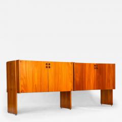 Geraldo de Barros Brazilian Mid Century Credenza in Hardwood by Geraldo de Barros c 1970s - 3828590