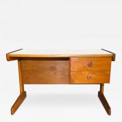 Geraldo de Barros Brazilian Modern Desk in Cerejera Hardwood Geraldo de Barros 1970s Brazil - 3196720