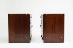 Geraldo de Barros Brazilian Modern File Cabinet Pair in Wood by Geraldo de Barros c 1970 Brazil - 3183371