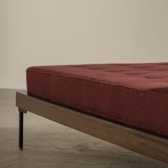 Geraldo de Barros Daybed in wood and metal by Geraldo de Barros Brazilian Mid Century Modern - 3011759