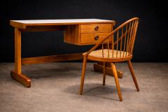 Geraldo de Barros Desk in Cherry wood Geraldo de Barros for Hobjeto 1970s - 4545055
