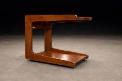Geraldo de Barros Geraldo de Barros for Hobjeto Bar Cart Side Table in Brazilian Hardwood - 4526748
