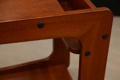 Geraldo de Barros Geraldo de Barros for Hobjeto Bar Cart Side Table in Brazilian Hardwood - 4526753