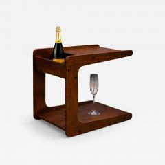Geraldo de Barros Geraldo de Barros for Hobjeto Bar Cart Side Table in Brazilian Hardwood - 4538914