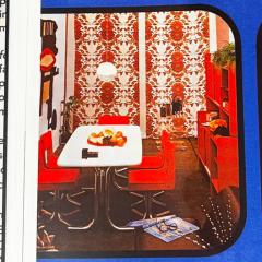 Geraldo de Barros Mid Century Modern Dining Table in Tubular Chrome Wood by Geraldo Barros 1970 - 3184052