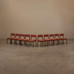 Geraldo de Barros Set of 10 Dining Chairs by Geraldo de Barros Mid Century Modern Design - 3220836