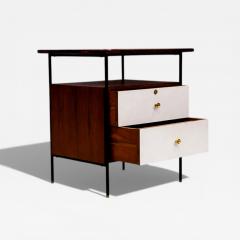 Geraldo de Barros Side Table in Metal Rosewood and Formica Geraldo de Barros for Unilabor 1950s - 4559865