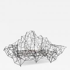 Gerard Coquelin French Artist Wrought Iron Nylon Sculpture Sofa or Canape Ron Arad - 4115211