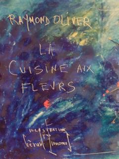 Gerard Economos Painting on Canvas La Cuisine Aux Fleurs by Gerard Economos - 1819840