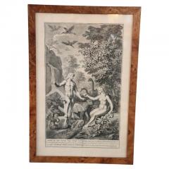 Gerard Hoet 17th Century Antique Engraving by Gerard Hoet Adam and Eve  - 2958583