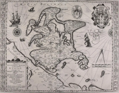 Gerard Mercator Rugen Island Germany An Early 17th Century Map by Mercator and Hondius - 2885142