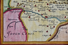 Gerard Mercator Southeastern Ireland A 17th Century Hand Colored Map by Mercator and Hondius - 2765223