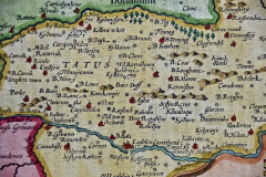 Gerard Mercator Southeastern Ireland A 17th Century Hand Colored Map by Mercator and Hondius - 2765255