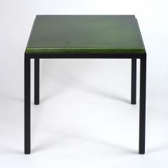 Gerard Simo n GREEN GLAZED CERAMIC SIDE TABLE 41 - 2100028