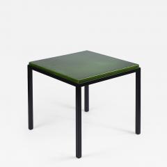 Gerard Simo n GREEN GLAZED CERAMIC SIDE TABLE 41 - 2100962