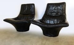 Gerard van den Berg Pair of Lounge Arm Chairs by Gerard van den Berg Model Mantis  - 1060365