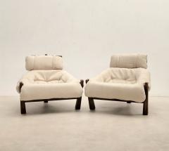 Gerard van den Berg Pair of Tripod Lounge Chairs by Gerard van den Berg for Montis - 2741695