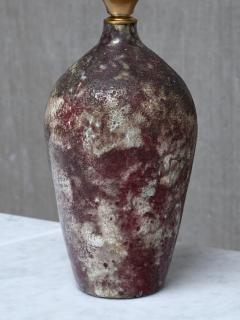 Gerben van Hes Gerben van Hes Ceramic Table Lamp Twentsch Ros Netherlands 1960s - 4510344