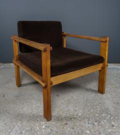 Gerd Lange 1960s Gerd Lange Farmer Safari Chair Bofinger Germany - 2331822