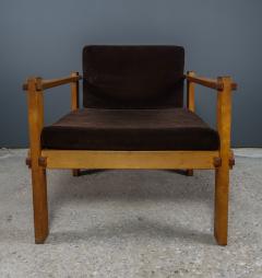 Gerd Lange 1960s Gerd Lange Farmer Safari Chair Bofinger Germany - 2331823