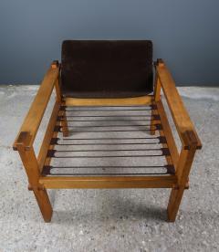 Gerd Lange 1960s Gerd Lange Farmer Safari Chair Bofinger Germany - 2331829