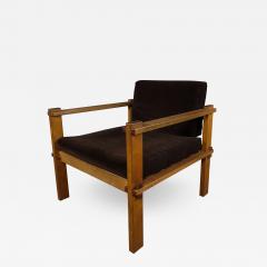 Gerd Lange 1960s Gerd Lange Farmer Safari Chair Bofinger Germany - 2336222