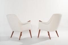 Gerhard Berg Set of Teak Lounge Chairs by Gerhard Berg Norway 1950s - 2121057