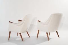Gerhard Berg Set of Teak Lounge Chairs by Gerhard Berg Norway 1950s - 2121058