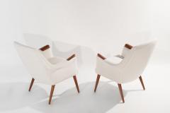 Gerhard Berg Set of Teak Lounge Chairs by Gerhard Berg Norway 1950s - 2121059