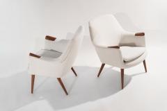 Gerhard Berg Set of Teak Lounge Chairs by Gerhard Berg Norway 1950s - 2121061