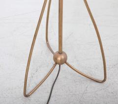 German 1950s Brass Pinleg Tripod Floor Lamp - 552502