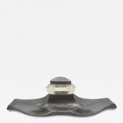 German Art Nouveau Pewter Inkwell - 4733283