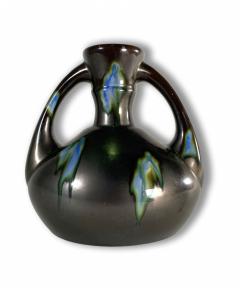 German Arts and Crafts Ceramic Two Handled Vase - 4520505