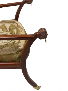 German Austrian Neoclassical Eagle Form Armchair - 2605380