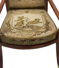 German Austrian Neoclassical Eagle Form Armchair - 2605383