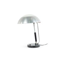 German Bauhaus Brushed Aluminum Table Lamp - 4657732