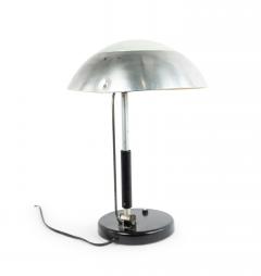 German Bauhaus Brushed Aluminum Table Lamp - 4708811