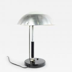 German Bauhaus Brushed Aluminum Table Lamp - 4708896
