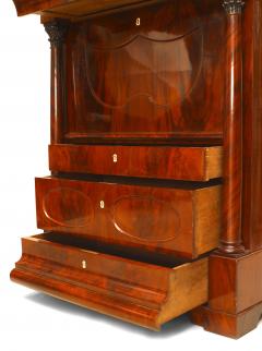 German Biedermeier Mahogany Secretary - 2799088