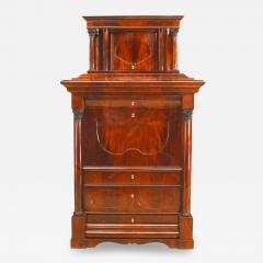 German Biedermeier Mahogany Secretary - 2799514